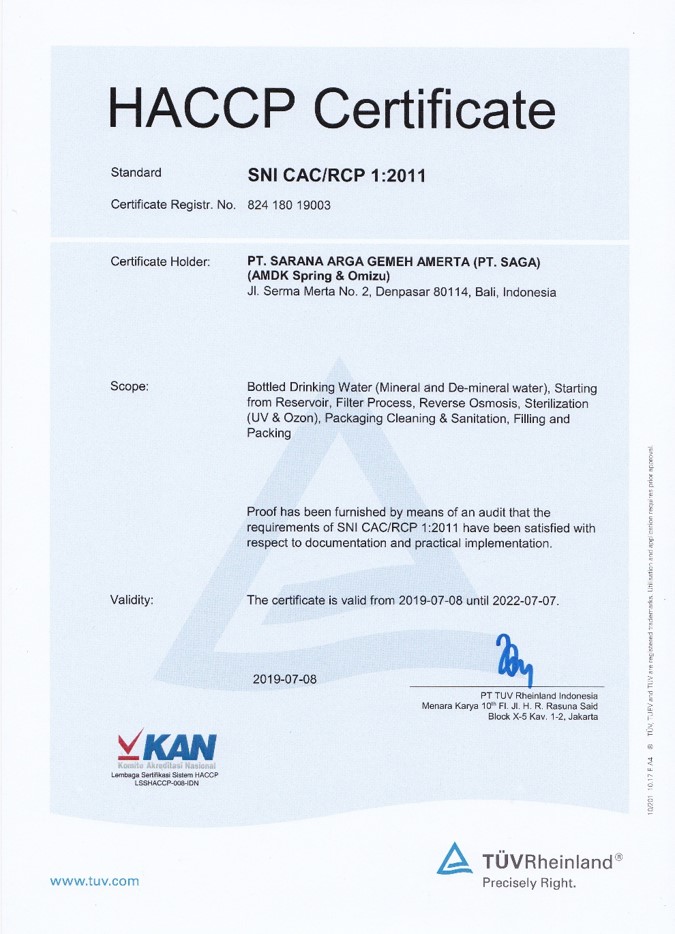 Sertifikat HACCP